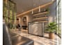 interior design of commercial office, restaurant, hotel, architectural 3d
